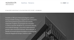 Desktop Screenshot of alcalde.cl