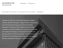 Tablet Screenshot of alcalde.cl